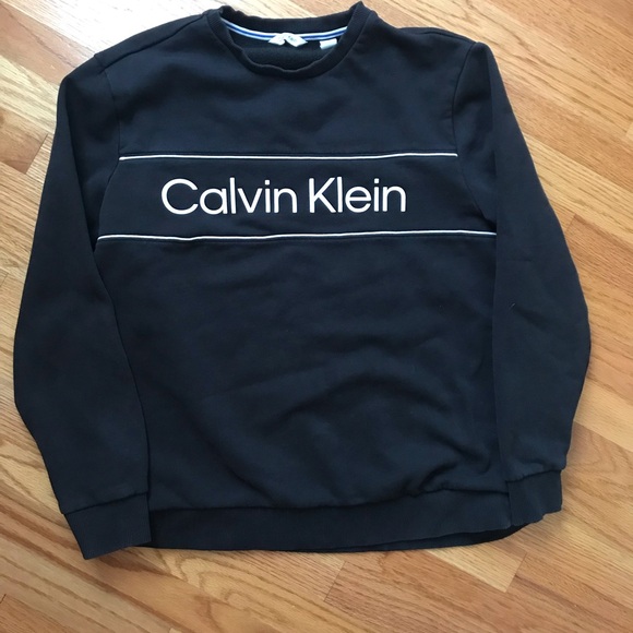 Calvin Klein Men's Black Crewneck Sweater - Picture 1 of 3